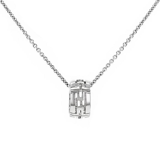 [Aurora]PARENTESI NECKLACE SILVER
