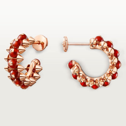 [AURORA]CLASH 7.9MM AGATE CHALCEDONY EARRINGS