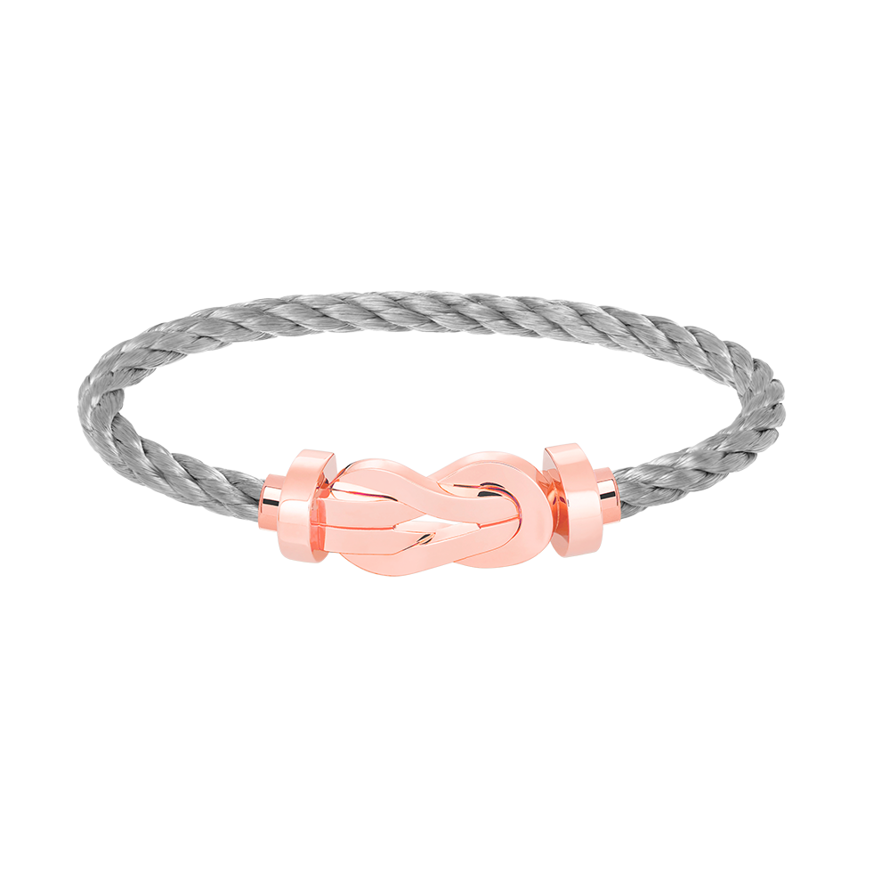 [Aurora]CHANCE LARGE 8 FIGURE BUCKLE NO DIAMOND BRACELET ROSE GOLD