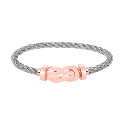 [Aurora]CHANCE LARGE 8 FIGURE BUCKLE NO DIAMOND BRACELET ROSE GOLD