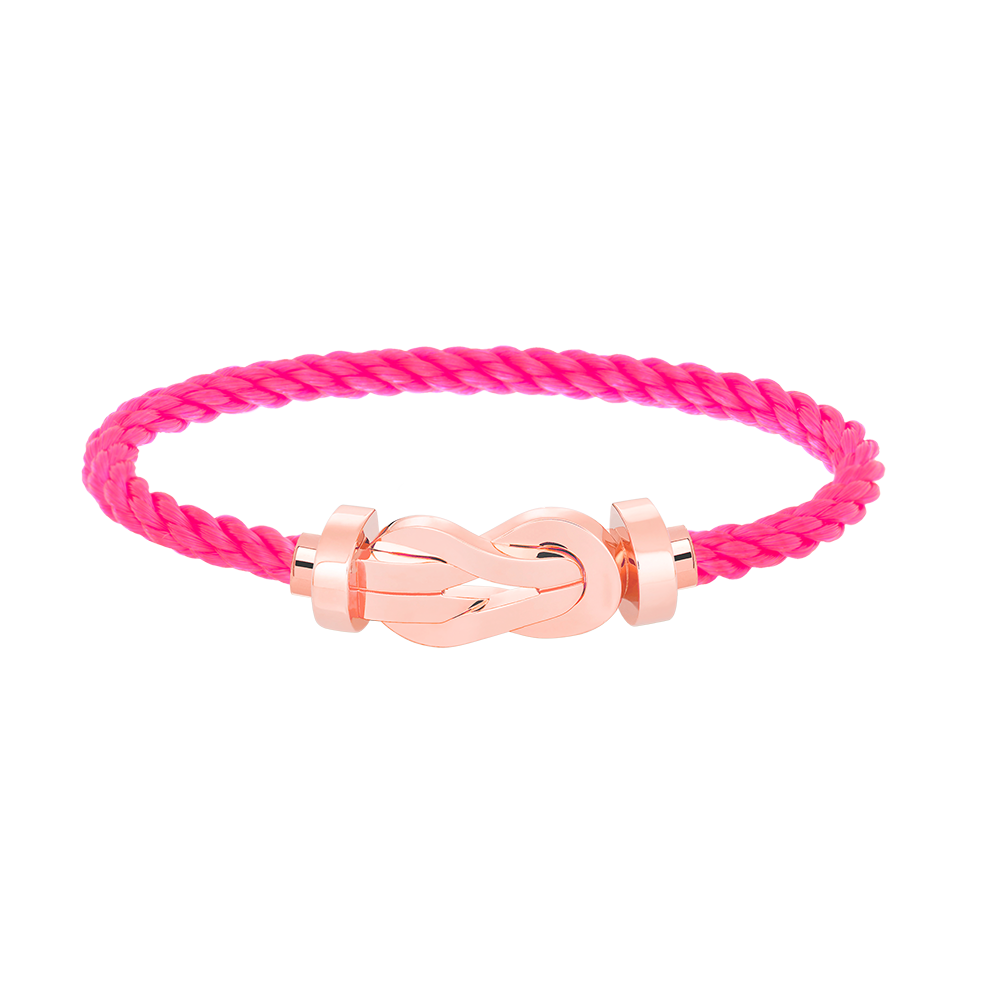 [AURORA]CHANCE LARGE 8 FIGURE BUCKLE NO DIAMOND BRACELET ROSE GOLD