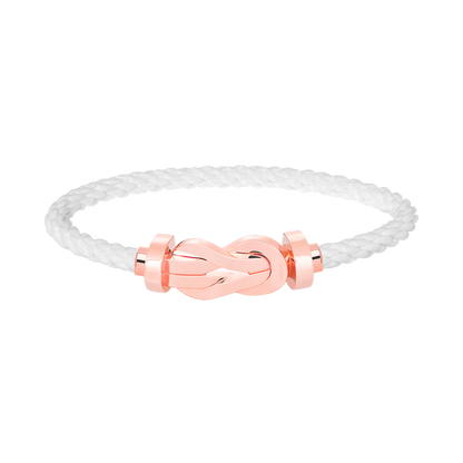 [Aurora]CHANCE LARGE 8 FIGURE BUCKLE NO DIAMOND BRACELET ROSE GOLD