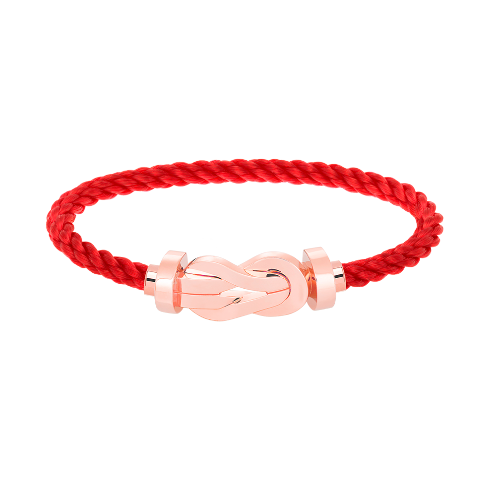 [AURORA]CHANCE LARGE 8 FIGURE BUCKLE NO DIAMOND BRACELET ROSE GOLD