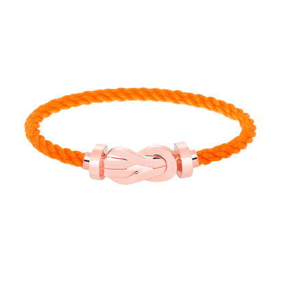 [Aurora]CHANCE LARGE 8 FIGURE BUCKLE NO DIAMOND BRACELET ROSE GOLD