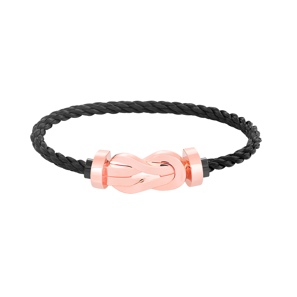 [AURORA]CHANCE LARGE 8 FIGURE BUCKLE NO DIAMOND BRACELET ROSE GOLD