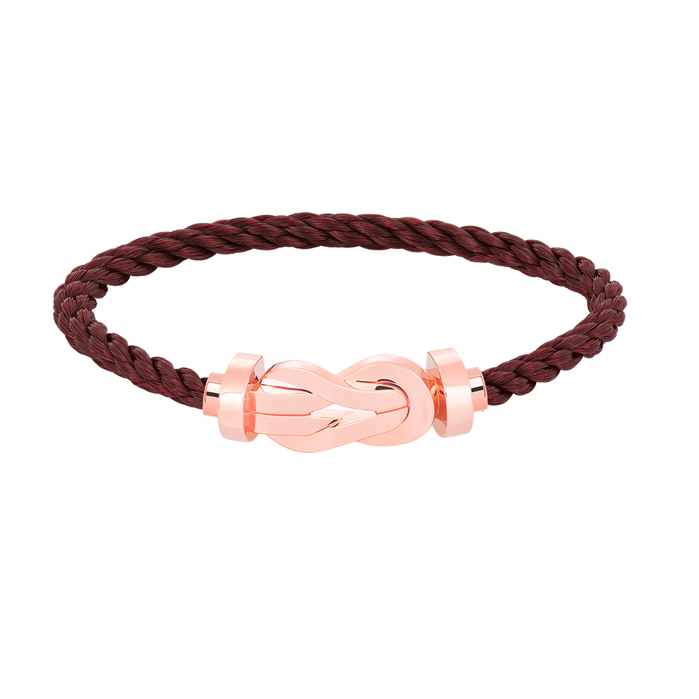 [Aurora]CHANCE LARGE 8 FIGURE BUCKLE NO DIAMOND BRACELET ROSE GOLD