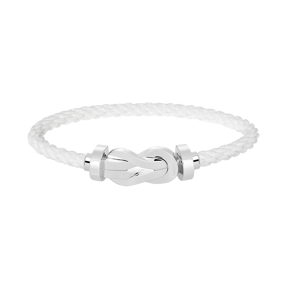 [AURORA]CHANCE GROSSE 8-FACH-SCHNALLE OHNE DIAMANTARMBAND SILBER