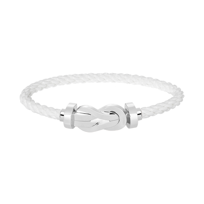 [AURORA]CHANCE GROSSE 8-FACH-SCHNALLE OHNE DIAMANTARMBAND SILBER