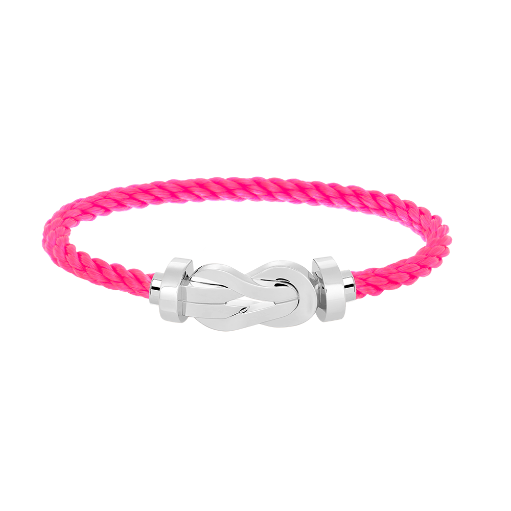 [AURORA]CHANCE GROSSE 8-FACH-SCHNALLE OHNE DIAMANTARMBAND SILBER