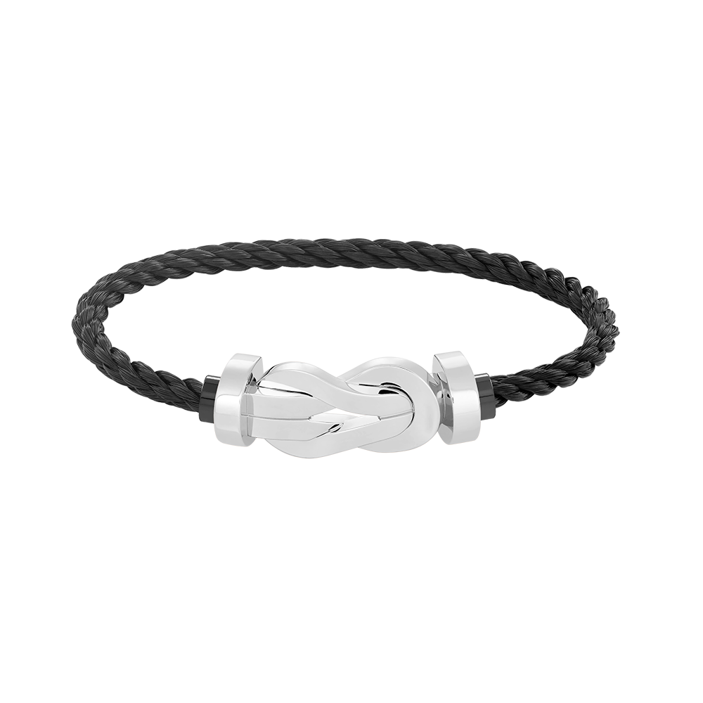 [AURORA]CHANCE GROSSE 8-FACH-SCHNALLE OHNE DIAMANTARMBAND SILBER