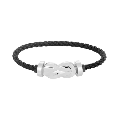 [AURORA]CHANCE GROSSE 8-FACH-SCHNALLE OHNE DIAMANTARMBAND SILBER