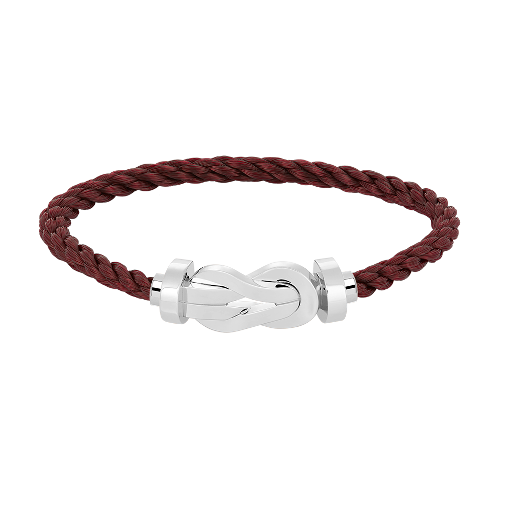 [AURORA]CHANCE GROSSE 8-FACH-SCHNALLE OHNE DIAMANTARMBAND SILBER