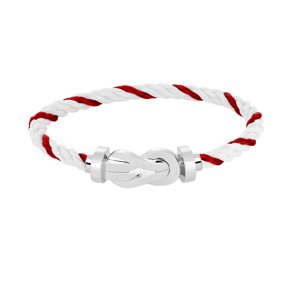 [AURORA]CHANCE GROSSE 8-FACH-SCHNALLE OHNE DIAMANTARMBAND SILBER