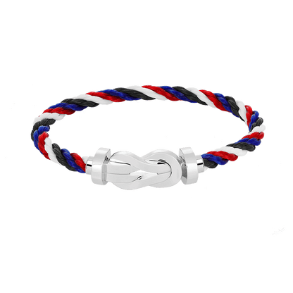 [AURORA]CHANCE GROSSE 8-FACH-SCHNALLE OHNE DIAMANTARMBAND SILBER