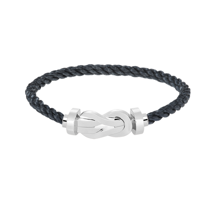 [AURORA]CHANCE GROSSE 8-FACH-SCHNALLE OHNE DIAMANTARMBAND SILBER