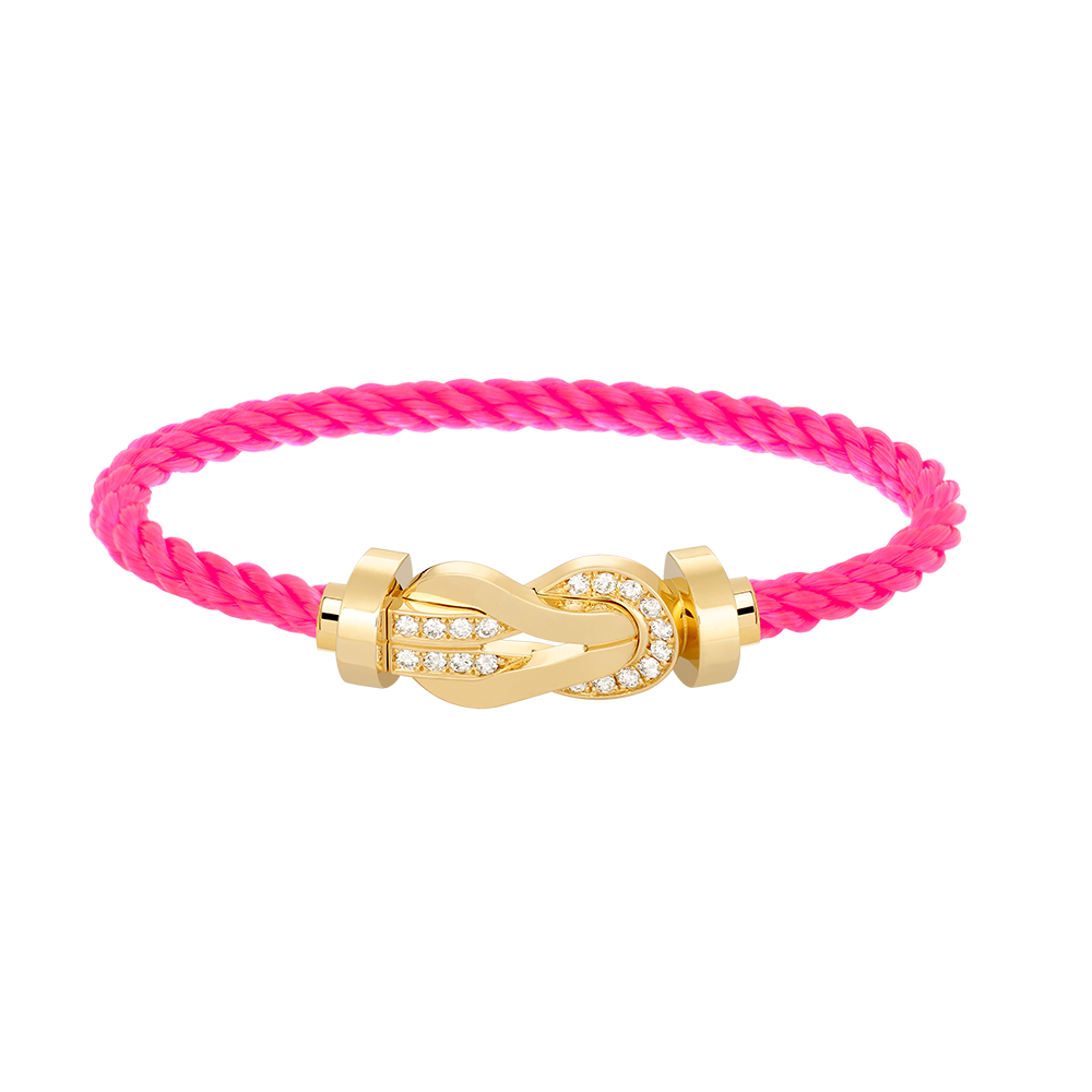 [AURORA]CHANCE GROSSES 8-FACH-SCHNALLE HALBDIAMANTARMBAND GOLD
