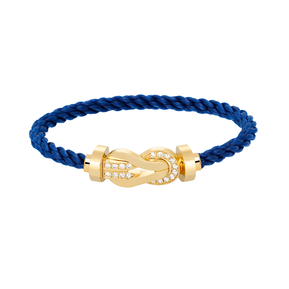 [AURORA]CHANCE GROSSES 8-FACH-SCHNALLE HALBDIAMANTARMBAND GOLD