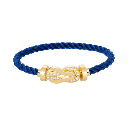 [AURORA]CHANCE GROSSES 8-FACH-SCHNALLE HALBDIAMANTARMBAND GOLD