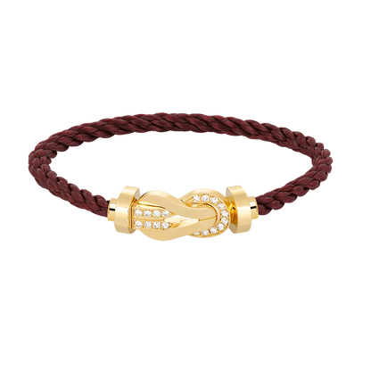 [AURORA]CHANCE GROSSES 8-FACH-SCHNALLE HALBDIAMANTARMBAND GOLD