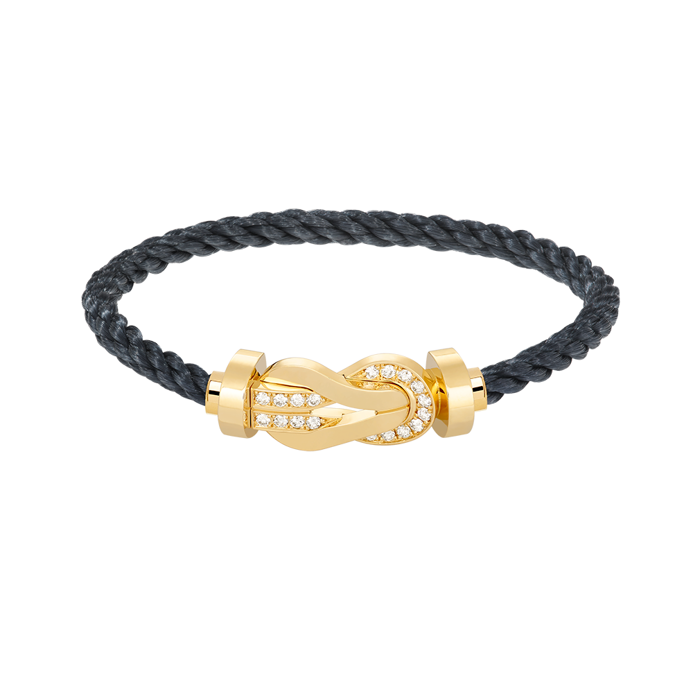 [AURORA]CHANCE GROSSES 8-FACH-SCHNALLE HALBDIAMANTARMBAND GOLD