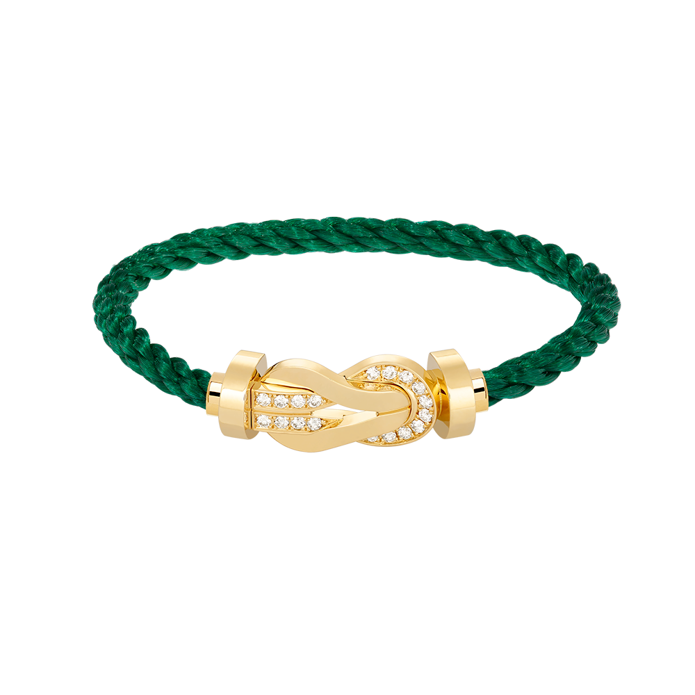 [AURORA]CHANCE GROSSES 8-FACH-SCHNALLE HALBDIAMANTARMBAND GOLD