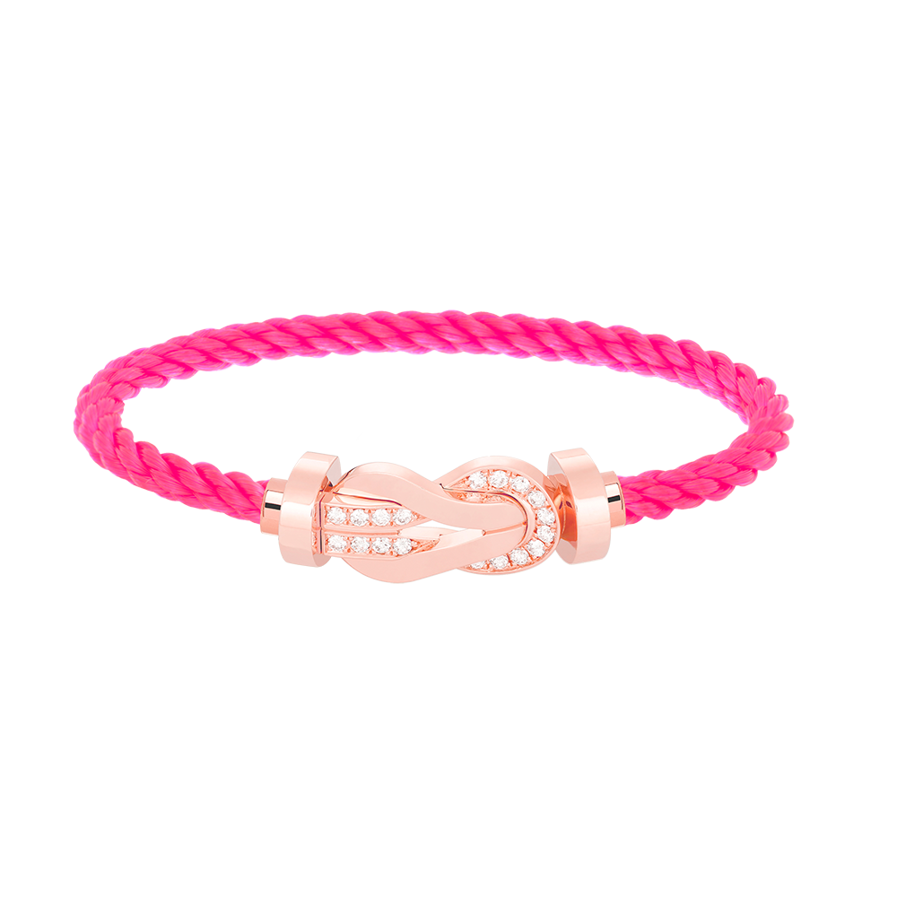 [AURORA]CHANCE GROSSES 8-FACH-SCHNALLE HALBDIAMANTARMBAND ROSÉGOLD