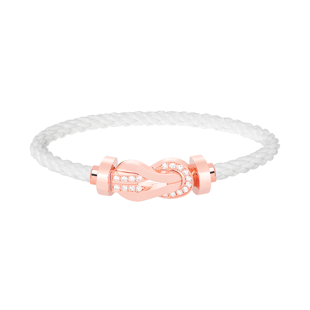 [AURORA]CHANCE GROSSES 8-FACH-SCHNALLE HALBDIAMANTARMBAND ROSÉGOLD