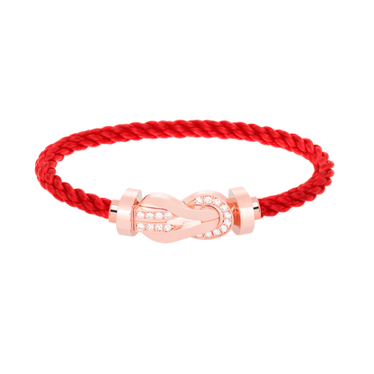 [AURORA]CHANCE GROSSES 8-FACH-SCHNALLE HALBDIAMANTARMBAND ROSÉGOLD