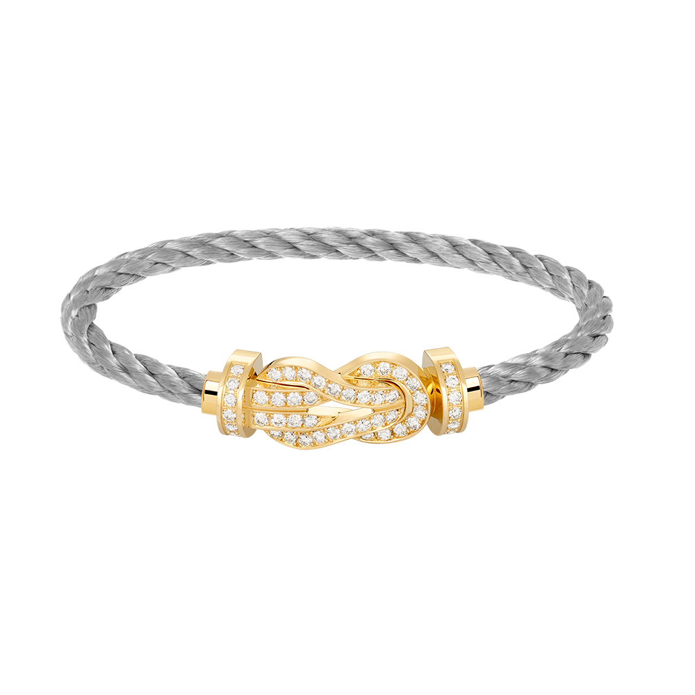 [AURORA]CHANCE GROSSES 8-FACH-ARMBAND MIT VOLLDIAMANTEN UND SCHNALLE GOLD