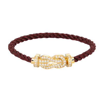 [AURORA]CHANCE GROSSES 8-FACH-ARMBAND MIT VOLLDIAMANTEN UND SCHNALLE GOLD