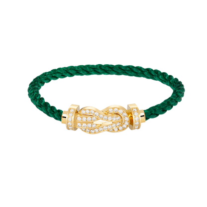 [AURORA]CHANCE GROSSES 8-FACH-ARMBAND MIT VOLLDIAMANTEN UND SCHNALLE GOLD