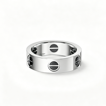 [AURORA]LOVE RING 5.5MM NO DIAMONDS  CERAMIC