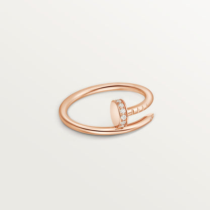 [AURORA]JUSTE 1.8MM HALF DIAMOND RING