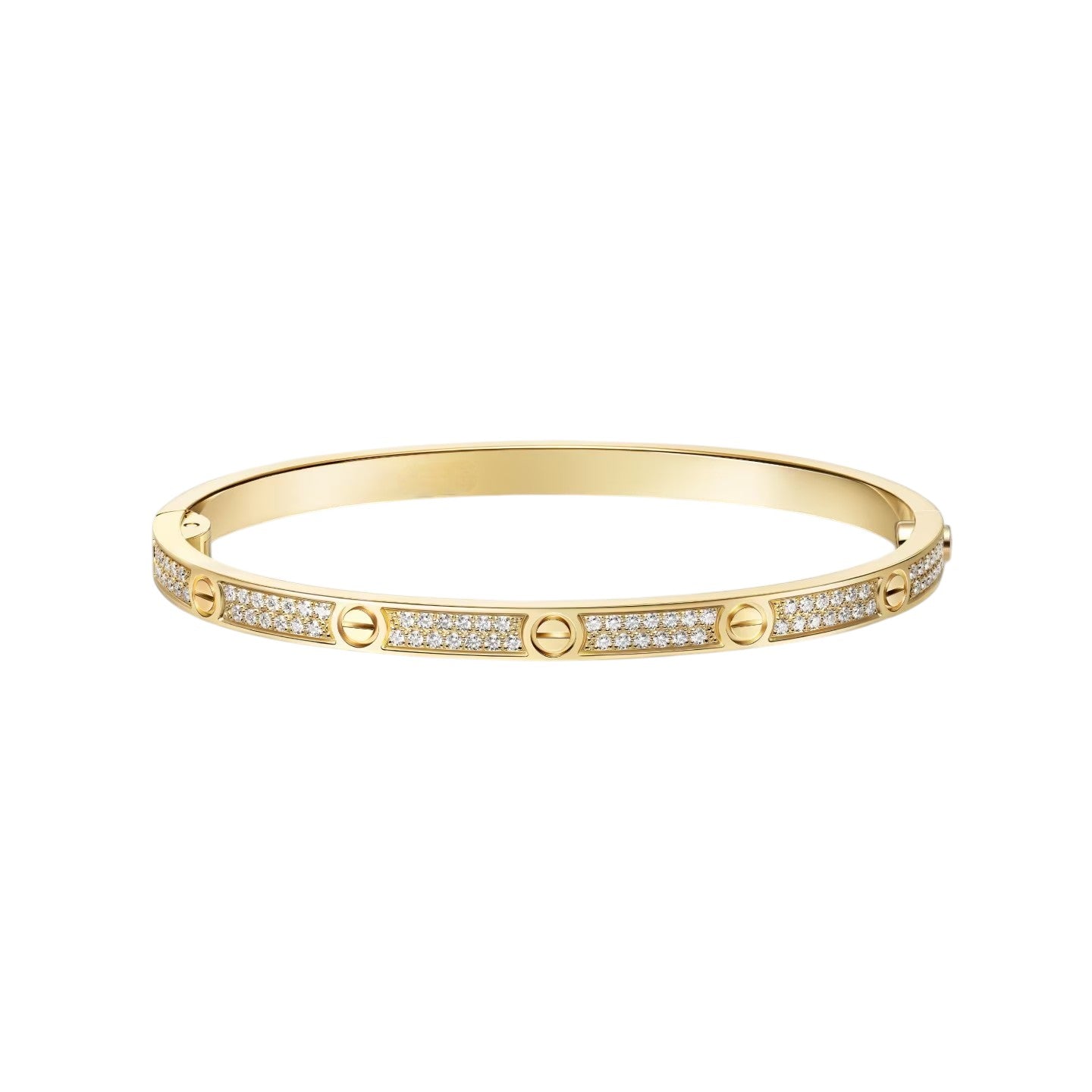 [AURORA]LOVE BRACELET 3.65MM DIAMOND-PAVED