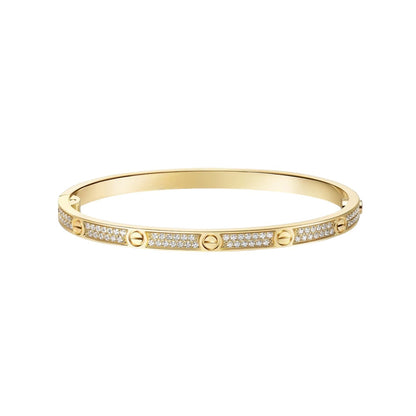 [AURORA]LOVE BRACELET 3.65MM DIAMOND-PAVED