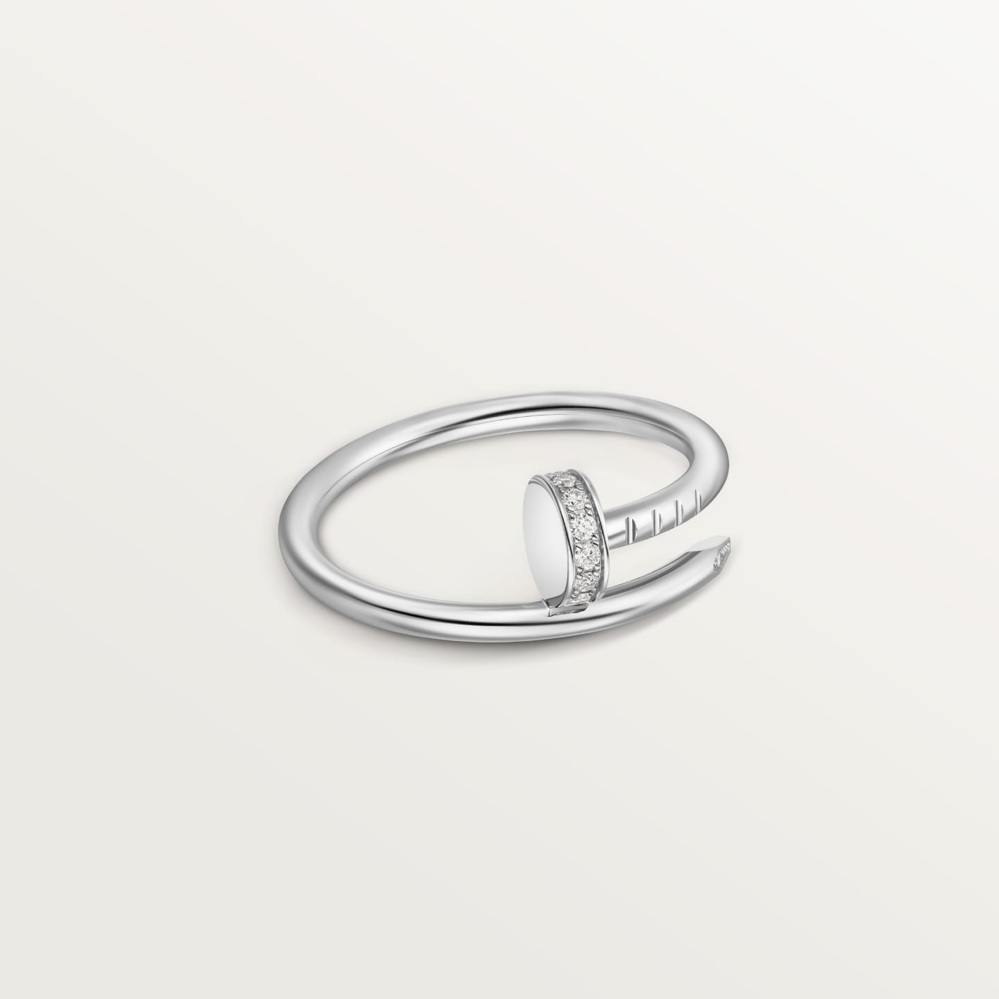 [AURORA]JUSTE 1.8MM HALF DIAMOND RING