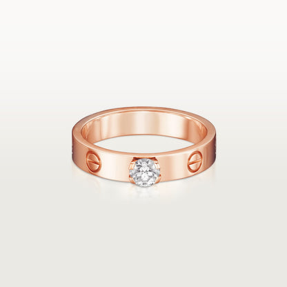 [AURORA]LOVE RING 3.6MM 1 BIG DIAMOND
