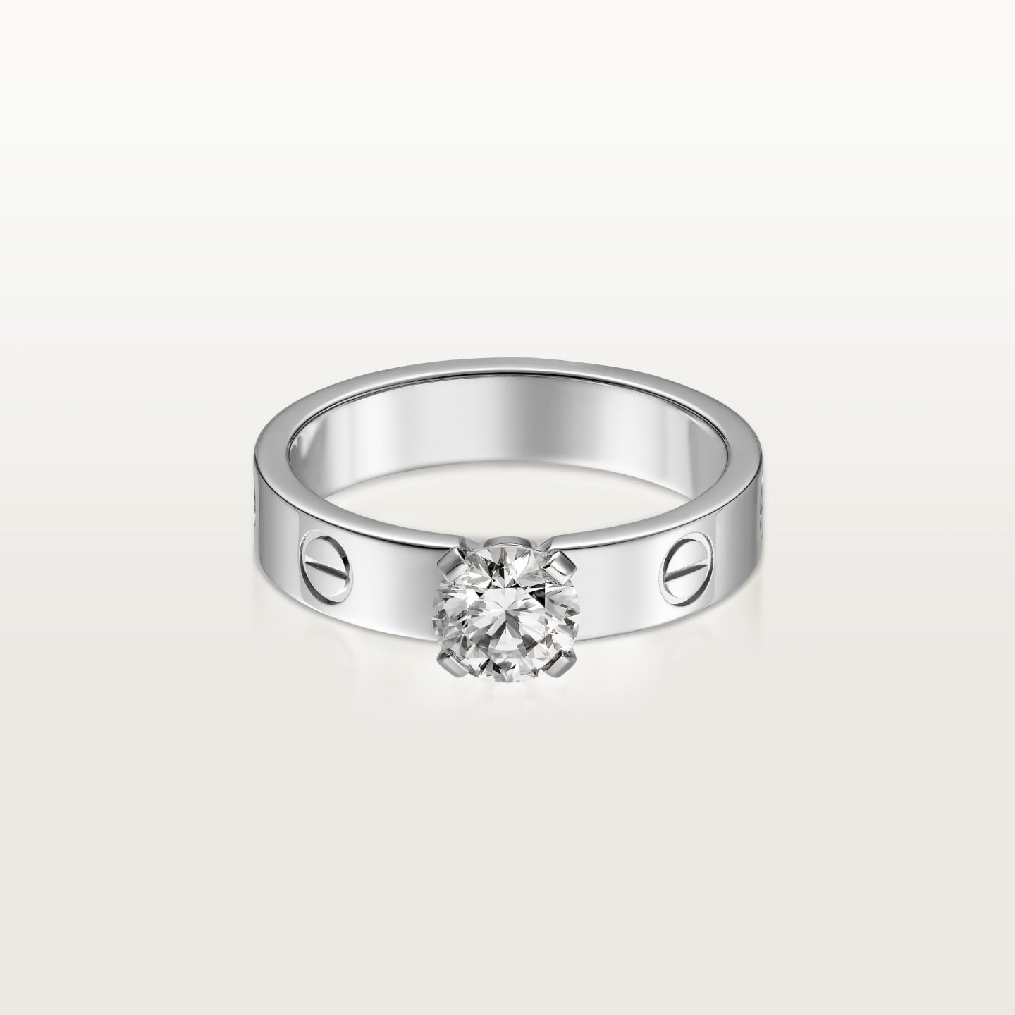 [AURORA]LOVE RING 3.6MM 1 BIG DIAMOND