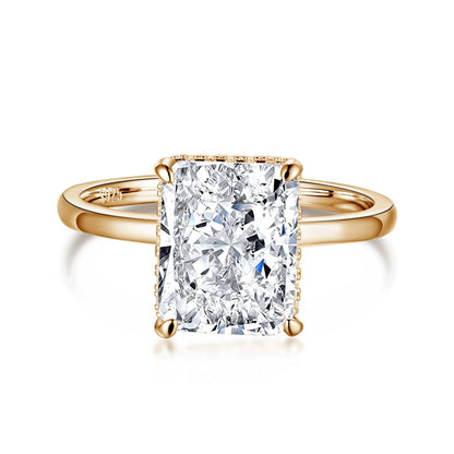 [Aurora]4.0 Carat Ornate Enchanting Radiand Cut Banquet Ring