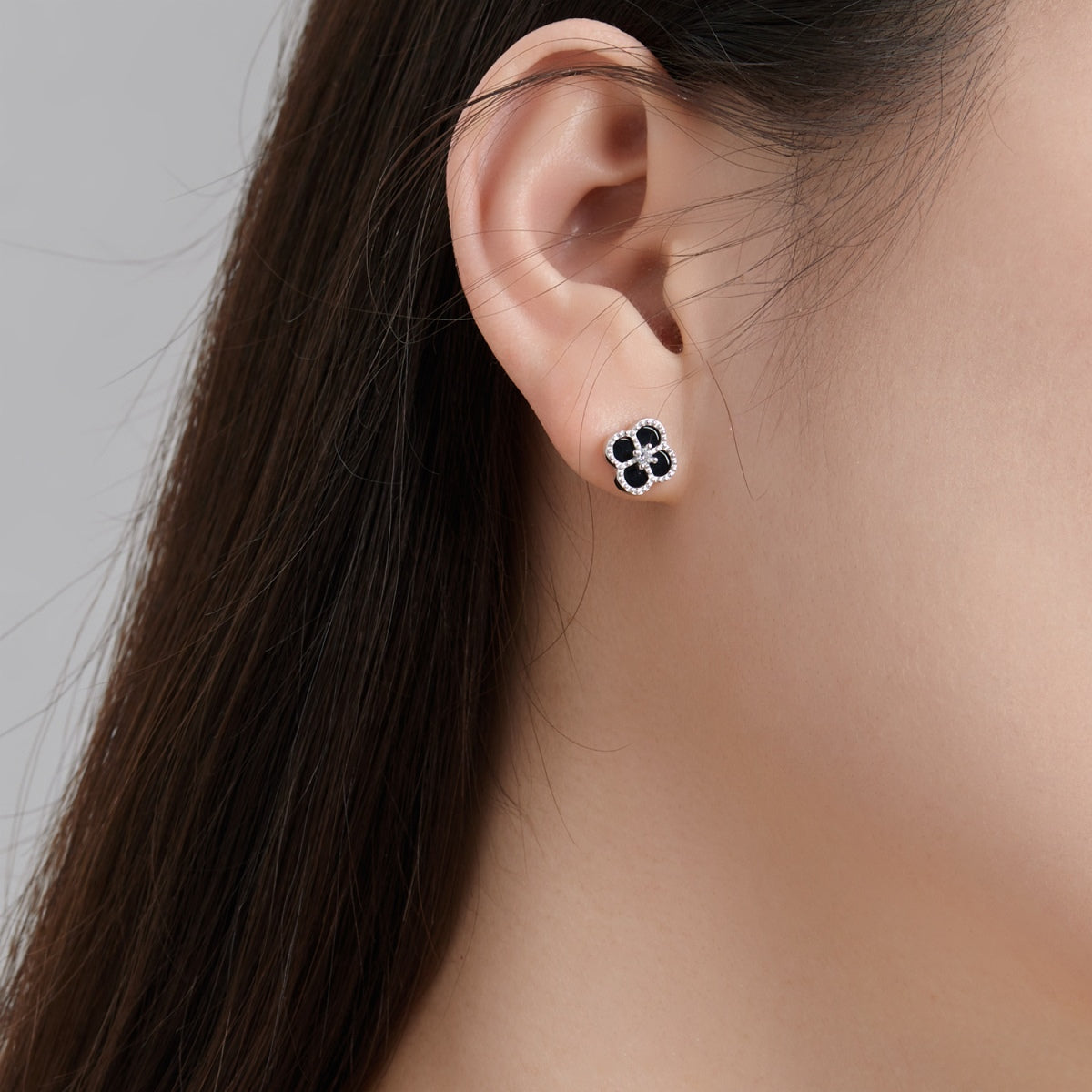 [Aurora]Four-Leaf Clover Flower Shape Exquisite Earrings