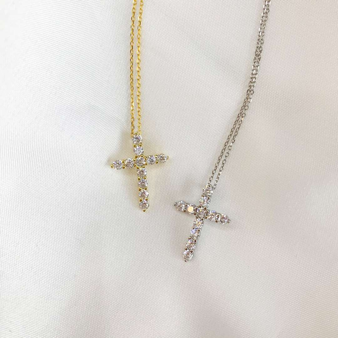 [Aurora]Unique Cross Shape Necklace