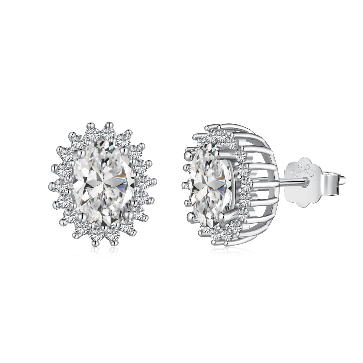 [AURORA]Delicate Radiant Oval Cut Daily Earrings