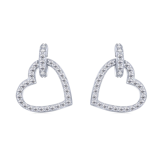 [AURORA]Dainty Heart Shape Earrings
