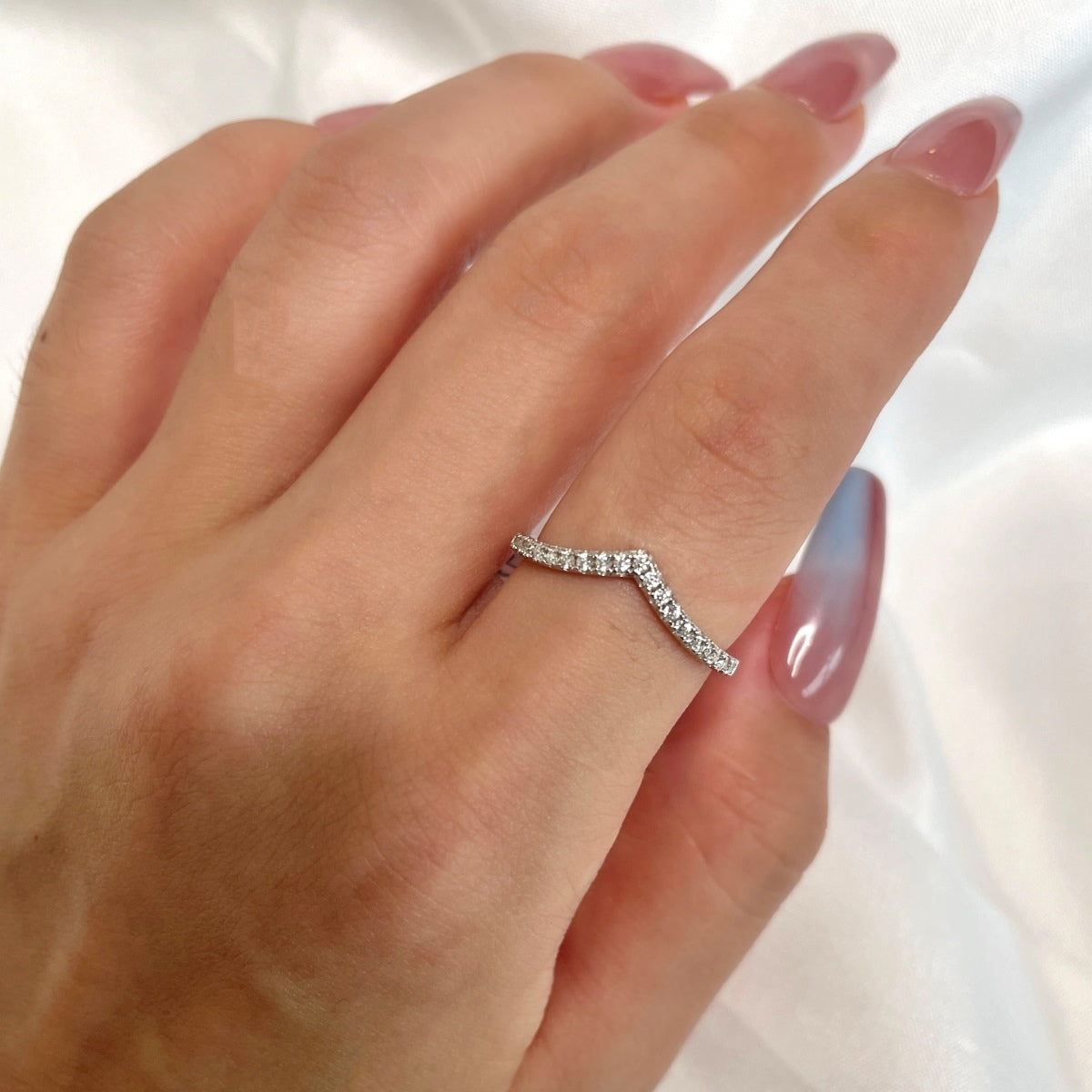 [Aurora]Elaborate Tennis Band Ring
