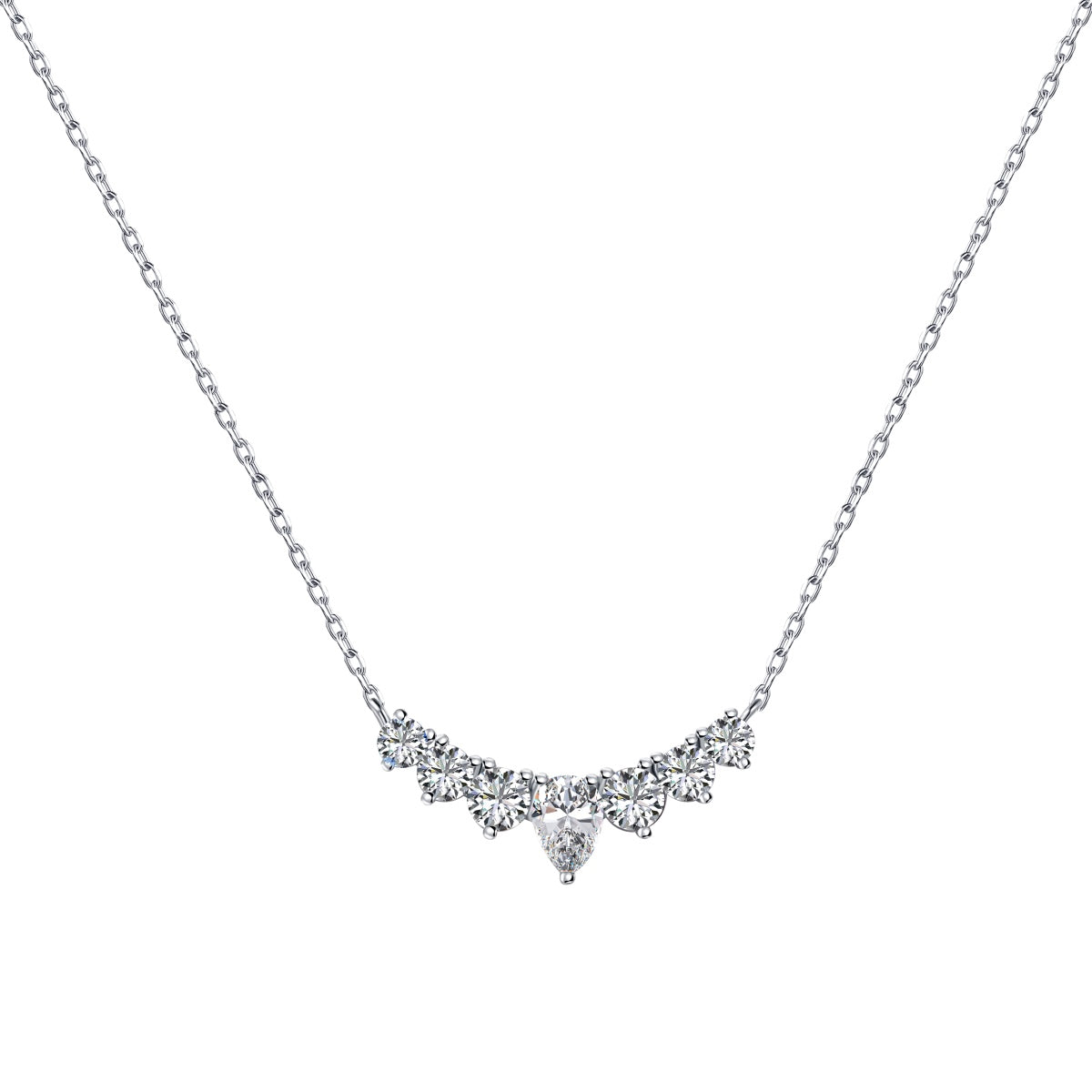 [Aurora]Dainty Colorful Heart Necklace