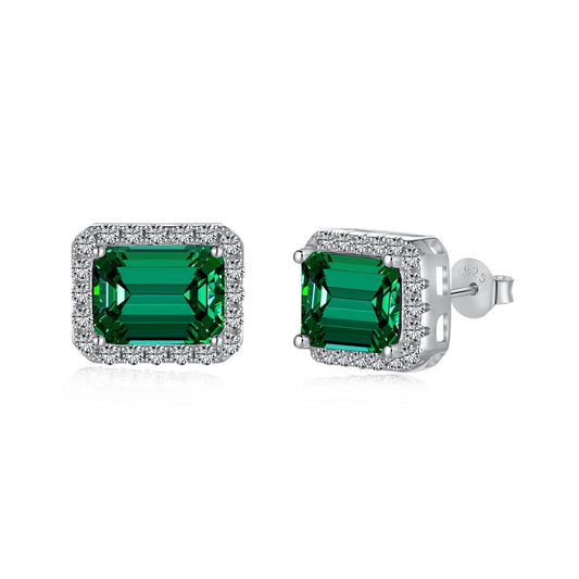 [Aurora]Luxurious Dainty Emerald Cut Banquet Earrings