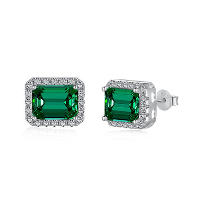 [AURORA]Luxurious Dainty Emerald Cut Banquet Earrings
