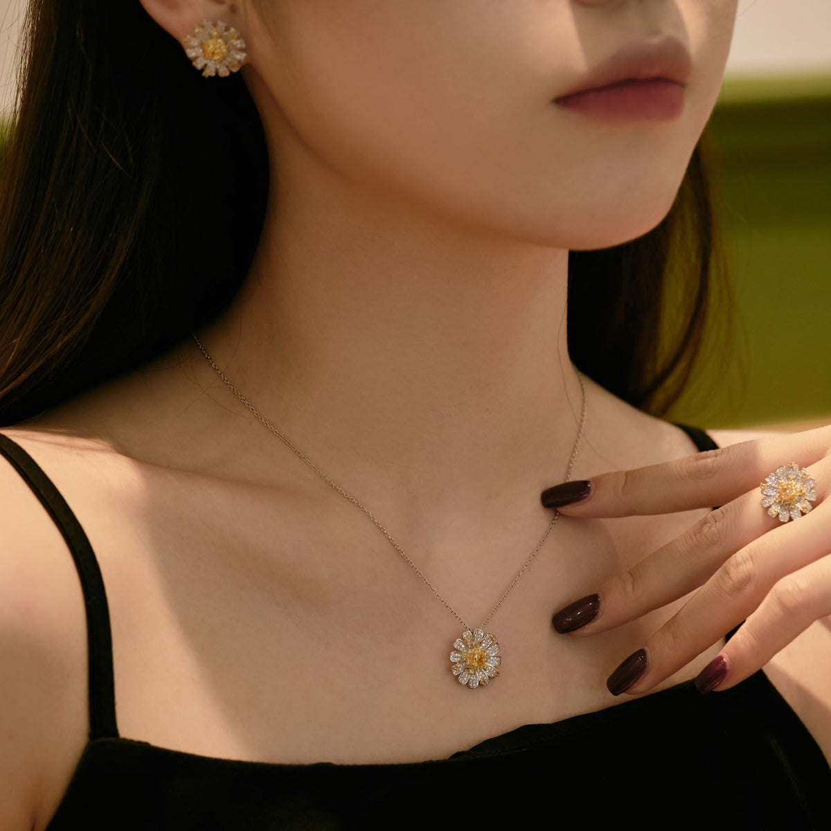 [AURORA]Exquisite Daisy Necklace