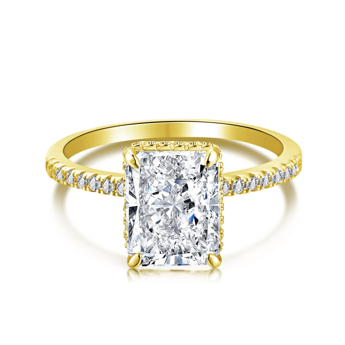 [Aurora]4.0 Carat Luxurious Engagement Ring