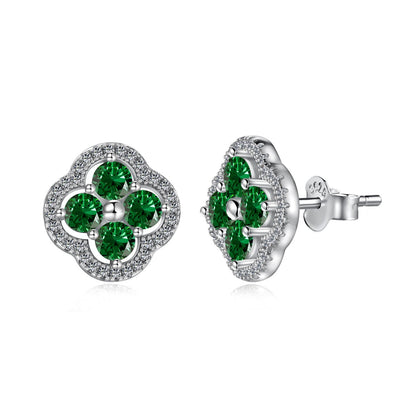 [Aurora]Four-Leaf Clover Exquisite Earrings